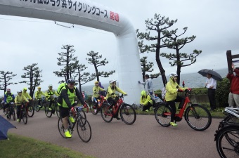 自転車による走り初め