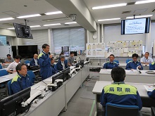 大雨に係る鳥取県災害警戒連絡会議