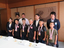 「第35回わんぱく相撲全国大会」鳥取県代表からの出場報告会2