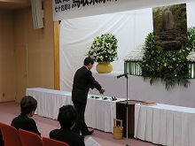 被爆74周年 鳥取県原爆死没者追悼・平和祈念式典1