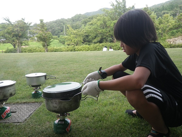 夕食準備