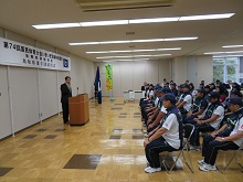 第74回国民体育大会「いきいき茨城ゆめ国体」会期前実施競技 鳥取県選手団結団式1