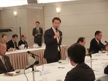 鳥取県自治体代表者会議・鳥取県地方分権推進連盟と鳥取県選出国会議員との意見交換会2