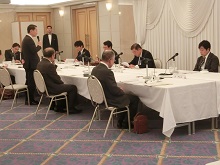 鳥取県自治体代表者会議・鳥取県地方分権推進連盟と鳥取県選出国会議員との意見交換会1
