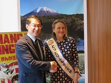 「とっとりふるさと大使」委嘱式2