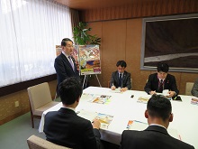 米子上海国際定期便就航に向けたワーキングチーム会議1