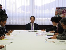 米子上海国際定期便就航に向けたワーキングチーム会議2