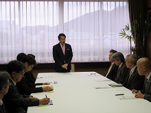 年末年始の大雪及び北朝鮮ミサイル発射事案等への対応に係る情報連絡会議1