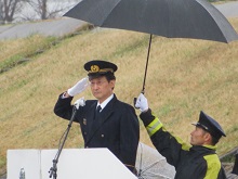 令和2年鳥取中部ふるさと広域連合消防出初式1
