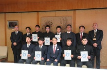 鳥取県スーパー農林水産業士（第3期生）認定証授与式2