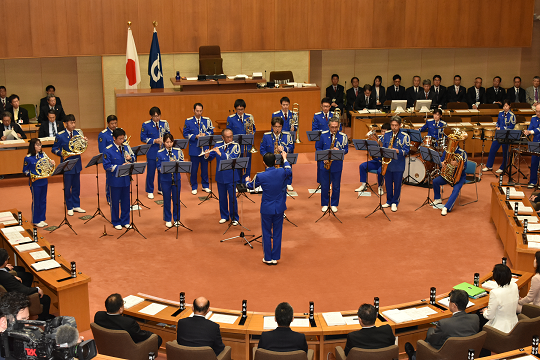 音楽隊演奏写真