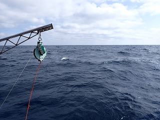 海洋観測の様子