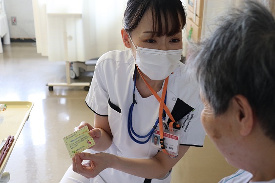 写真（メッセージお届け中）