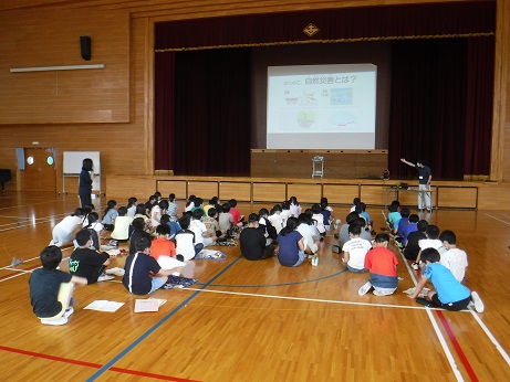 防災教育風景(世紀小学校)