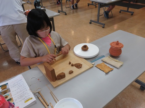土器づくり:輪積み