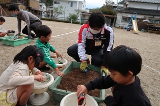 土が柔らかい