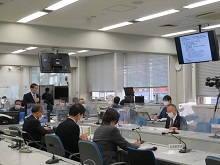 鳥取県新型コロナウイルス感染症対策本部（第49回）・第54回鳥取市新型コロナウイルス感染症対策本部 合同会議1