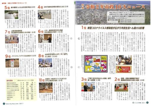 とっとり市報「市政１０大ニュース」