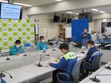 大雪・低温に係る鳥取県災害警戒本部会議1