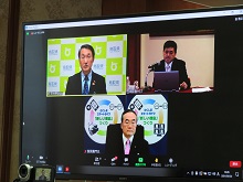 日本記者クラブにて全国知事会新型コロナウイルス緊急対策本部記者会見2