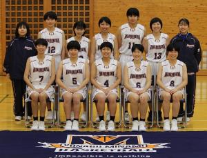 米子南高校バスケットボール部写真