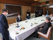 令和2年度「食のみやこ鳥取県」特産品コンクール表彰式及び県内加工食品事業者の各種受賞報告会1