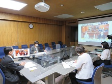 新型コロナウイルス感染症対策に係る県内大学等とのオンライン会議1