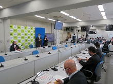 鳥取県新型コロナウイルス感染症対策本部（第76回）・第3回新型コロナウイルスワクチン接種体制協議会 合同会議1