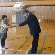 種の贈呈