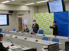 鳥取県新型コロナウイルス感染症対策本部(第79回)・ 第74回鳥取市新型コロナウイルス感染症対策本部 合同会議1