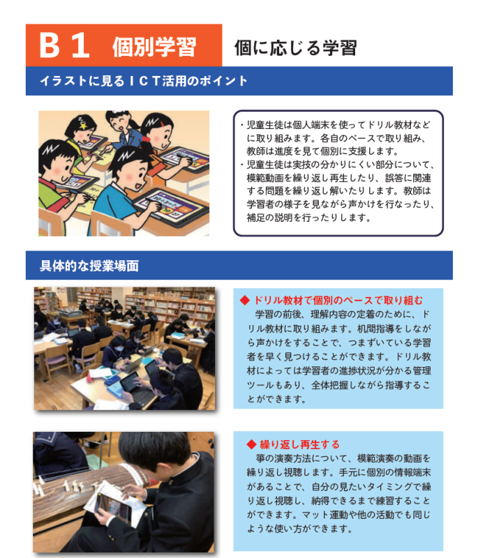 B1 個別学習 個に応じる学習 とりネット 鳥取県公式サイト