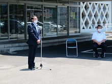 照ノ富士関 横綱昇進横断幕掲出式1