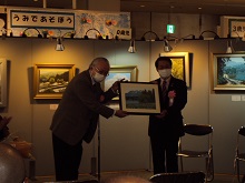 鳥取みどり園創立70周年記念「現代国際巨匠絵画展」 前夜祭2