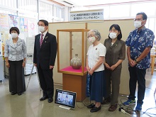 ハンセン病療養所療養者から寄贈を受けた壺の展示オープニングセレモニー2