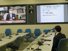 鳥取市と鳥取県の新型コロナウイルス感染症対策に関する協議1