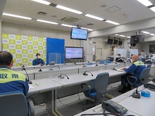 大雨に係る鳥取県災害警戒連絡会議1