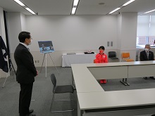 冨田千愛選手からの東京2020オリンピック出場結果報告会1