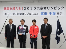 冨田千愛選手からの東京2020オリンピック出場結果報告会2