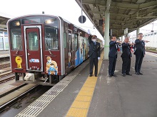 名探偵コナン列車 リニューアル出発式2