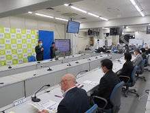 鳥取県新型コロナウイルス感染症対策本部（第107回）・第14回経済雇用対策本部 合同会議1