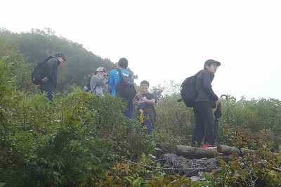 登山中