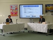 令和3年度岡山・鳥取両県知事会議、記者会見2