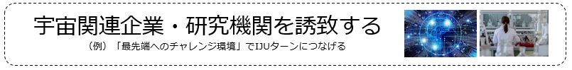 宇宙関連企業・研究機関を誘致する