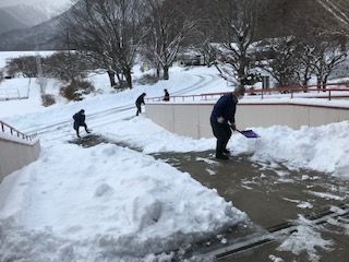 除雪作業