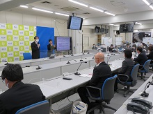 鳥取県新型コロナウイルス感染症対策本部（第119回）・第89回鳥取市新型コロナウイルス感染症対策本部 合同会議1