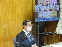 新型コロナウイルス感染症に関する全国知事会と国との意見交換会1