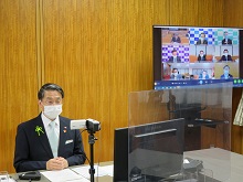 新型コロナウイルス感染症に関する全国知事会と国（後藤茂之　厚生労働大臣）との意見交換会1