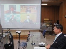 新型コロナウイルス感染症に関する全国知事会と国（山際大志郎　新型コロナ対策・健康危機管理担当大臣）との意見交換会1
