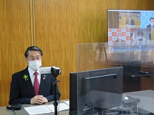 新型コロナウイルス感染症に関する全国知事会と国との意見交換会1