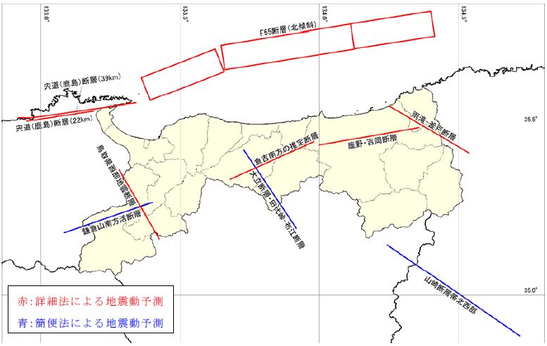 被害想定対象断層